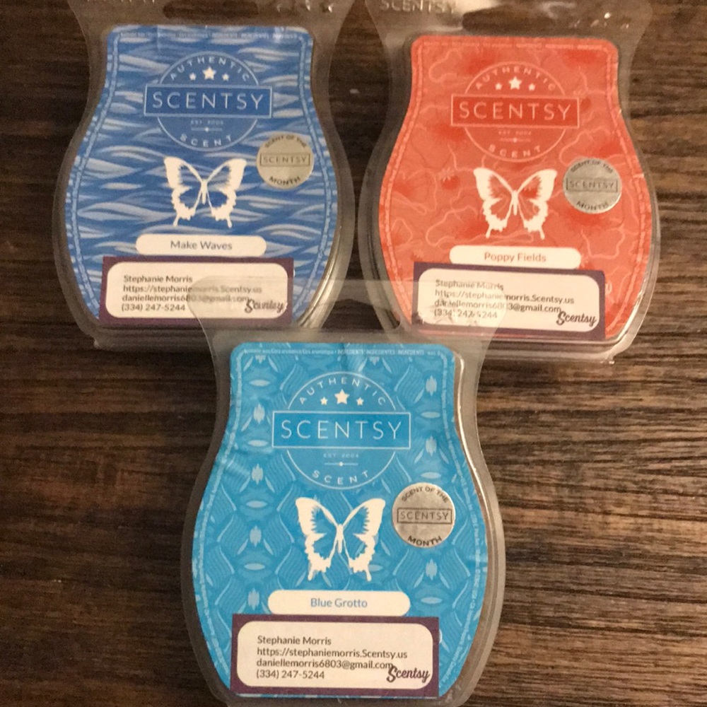 3 scentsy bars